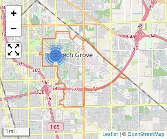 Area schools map